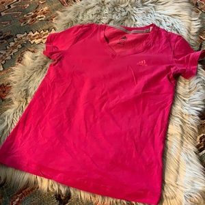 Pink Adidas workout T-shirt